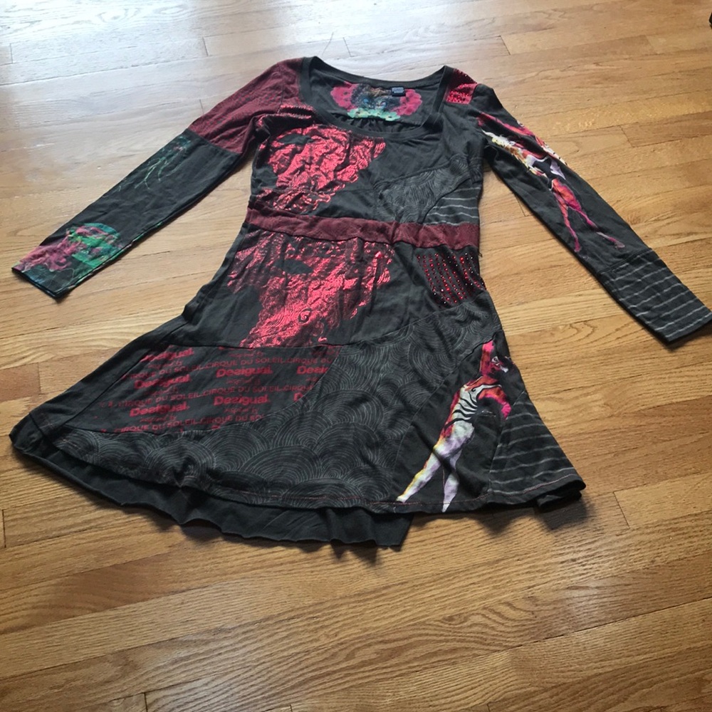 Desigual long sleeved dress